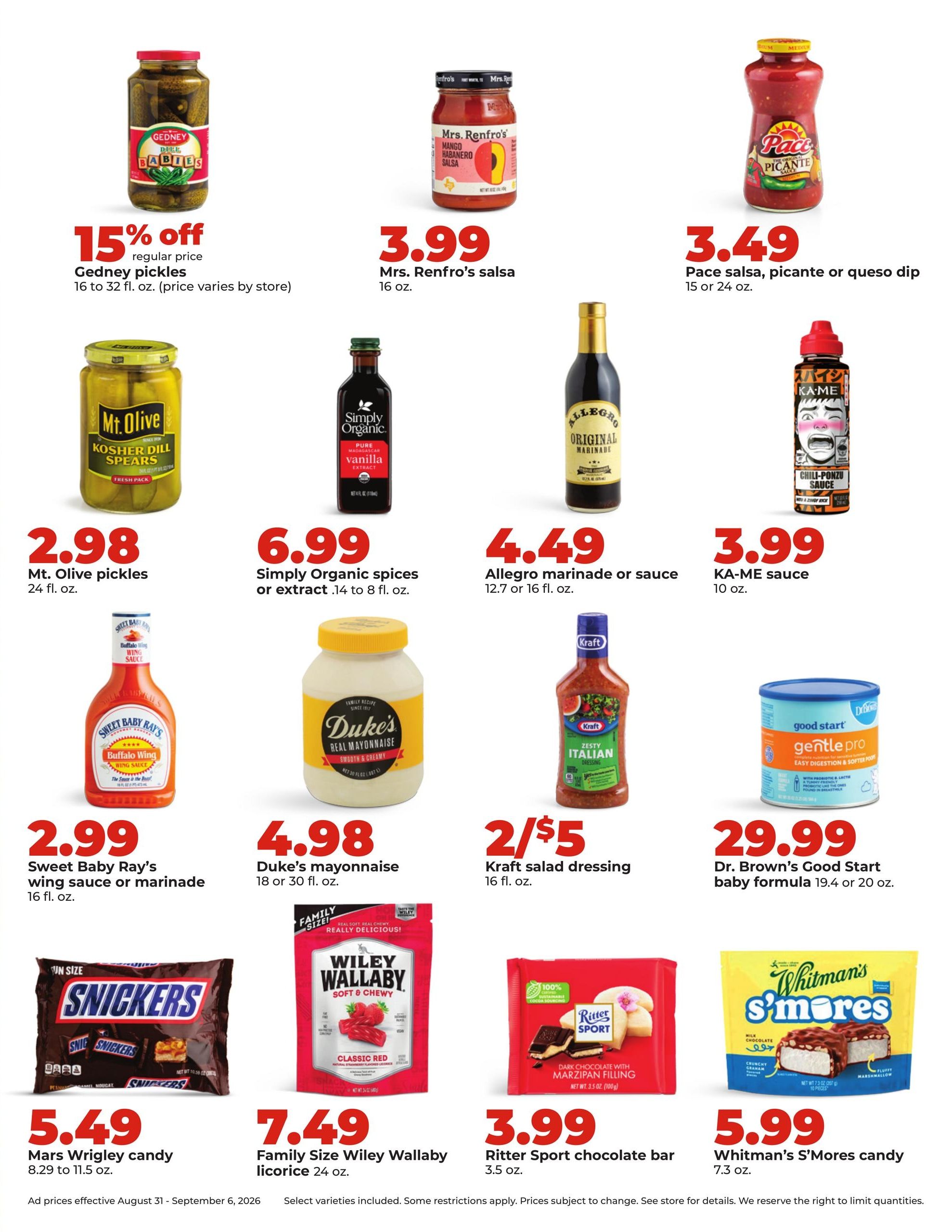 Hy-Vee (Almena Area, KS) Weekly Ad August 31 - September 6, 2026