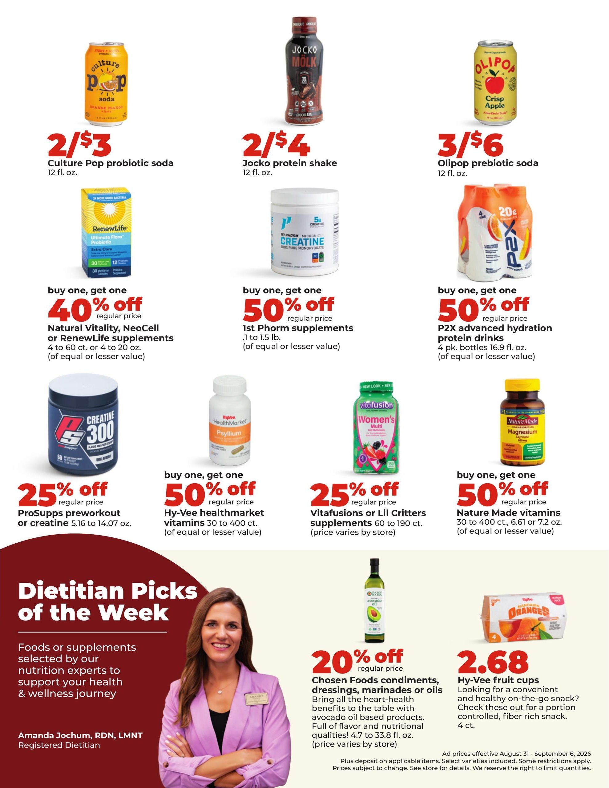 Hy-Vee (Almena Area, KS) Weekly Ad August 31 - September 6, 2026