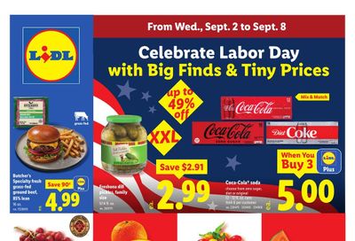 Lidl (Parcel Return Service Area, DC) Weekly Ad September 2 - 8, 2026