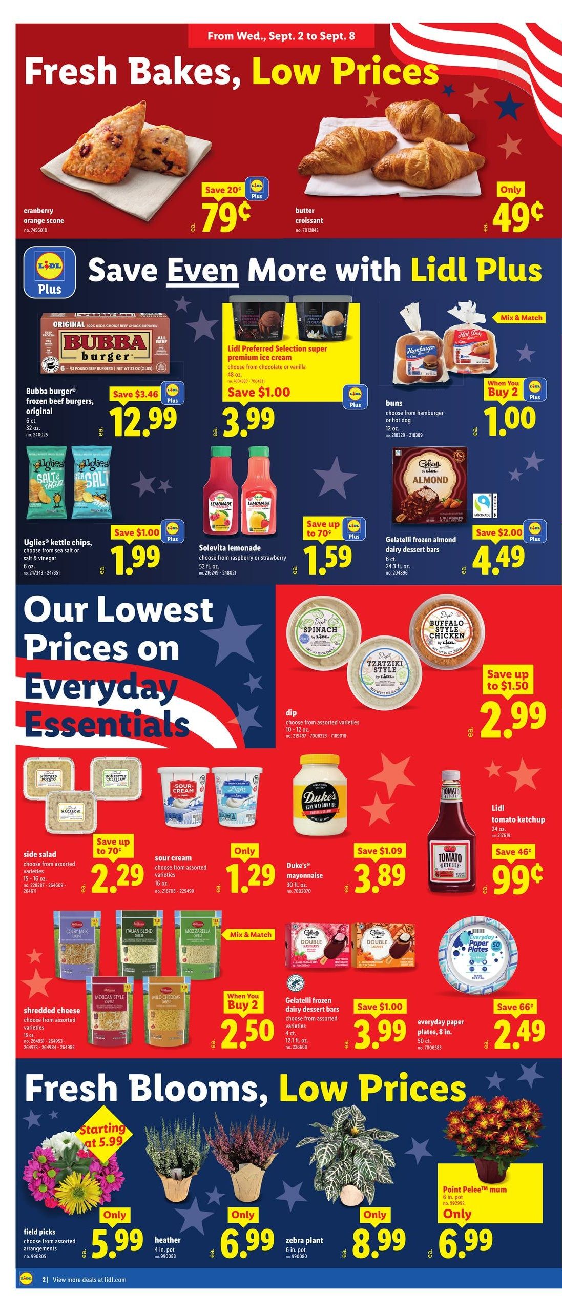 Lidl (Parcel Return Service Area, DC) Weekly Ad September 2 - 8, 2026