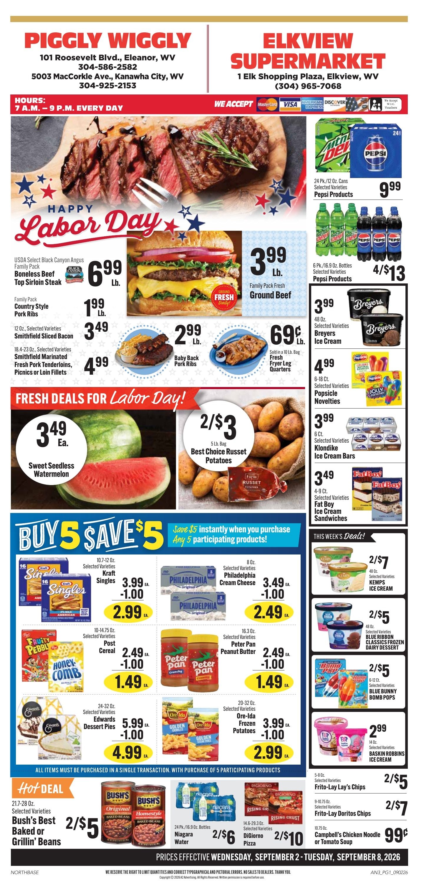 Poca Supermarket Weekly Ad September 2 - 8, 2026