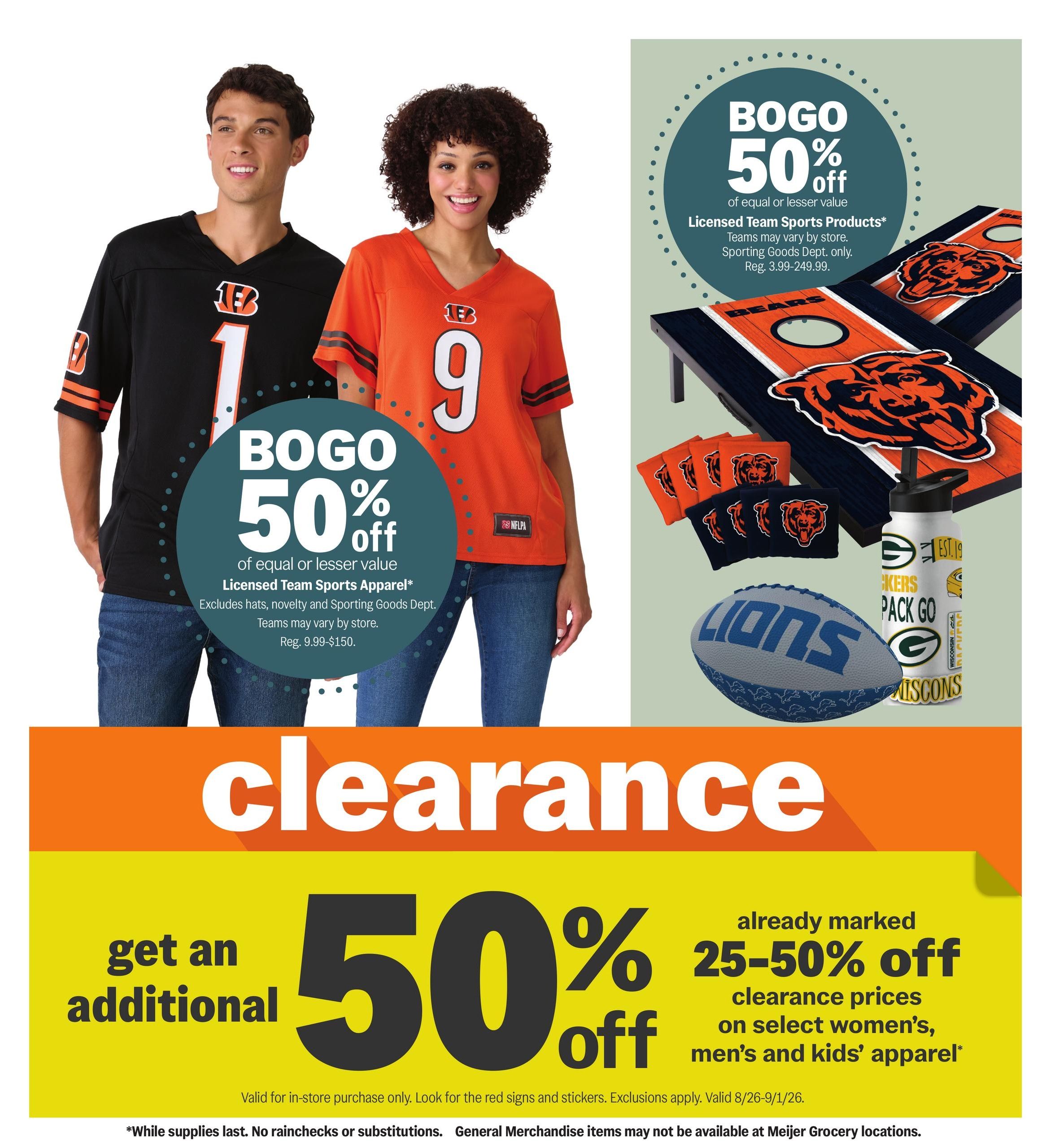 Meijer (Bethlehem Area, IN) college vibes. real low prices. Weekly Ad September 2 - 8, 2026