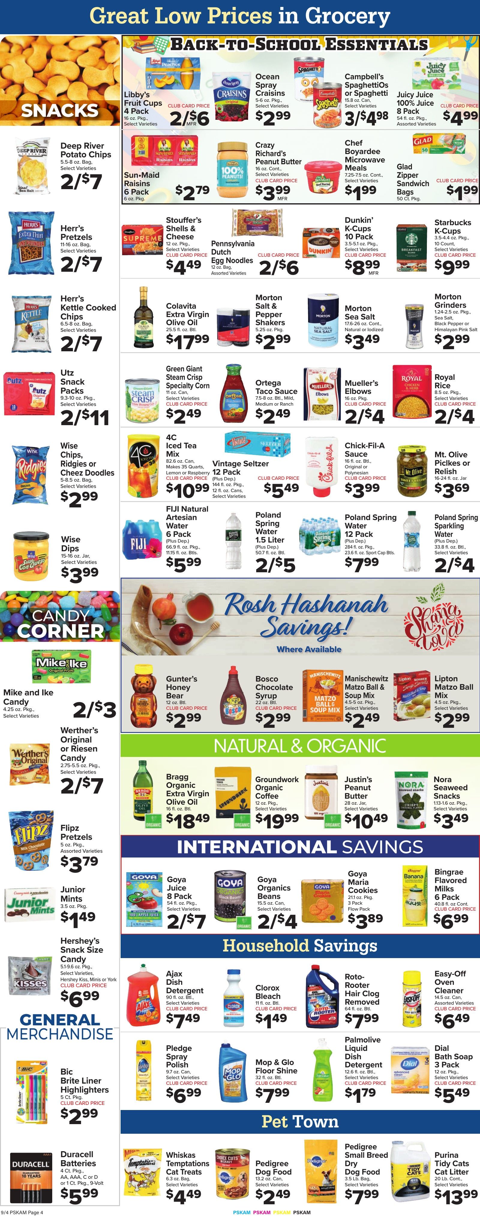 Foodtown Weekly Ad September 4 - 10, 2026