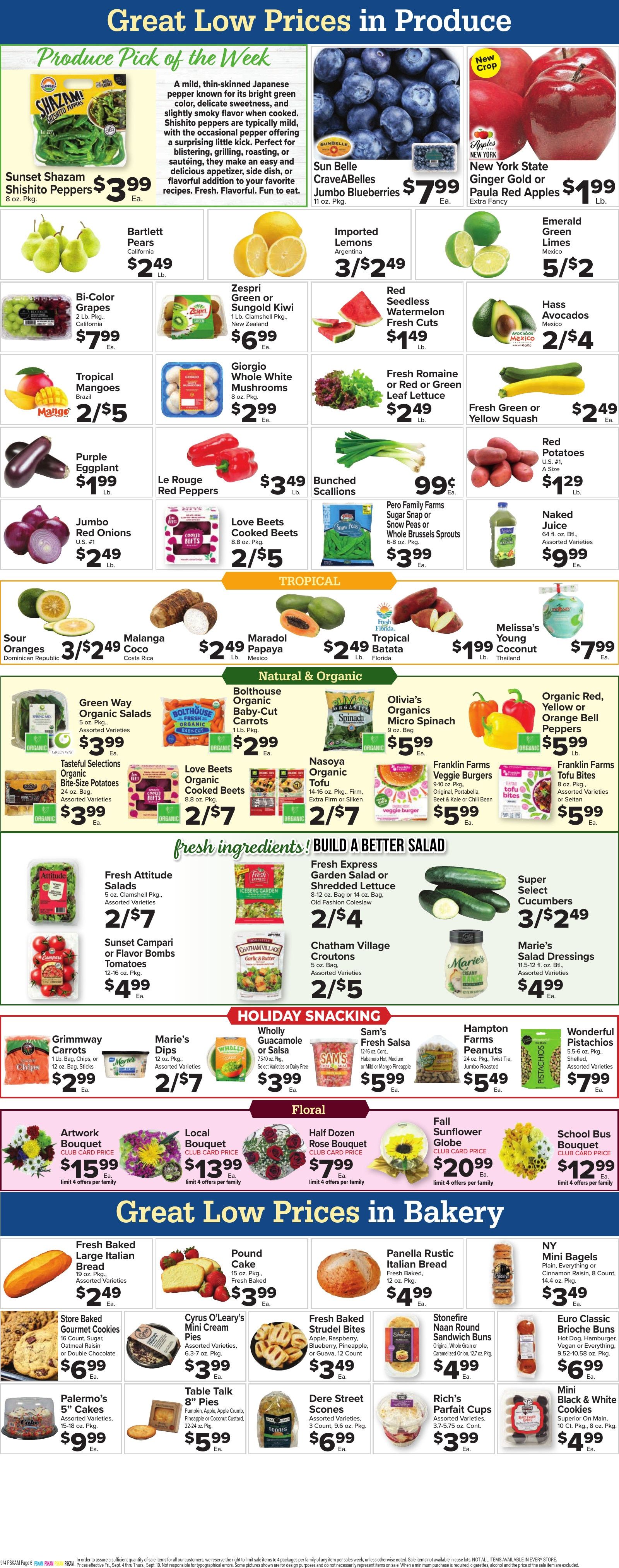 Foodtown Weekly Ad September 4 - 10, 2026