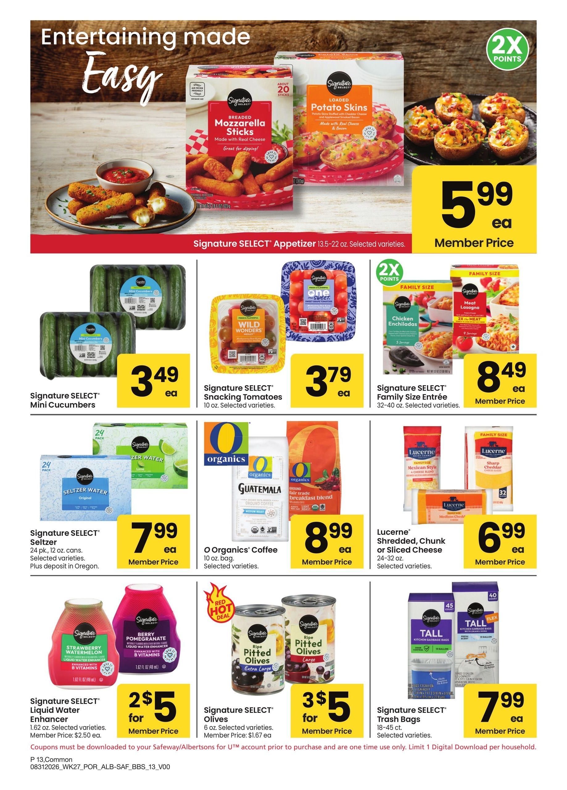 Albertsons (OR, WA) Big Book of Savings Weekly Ad August 31 - October 4, 2026