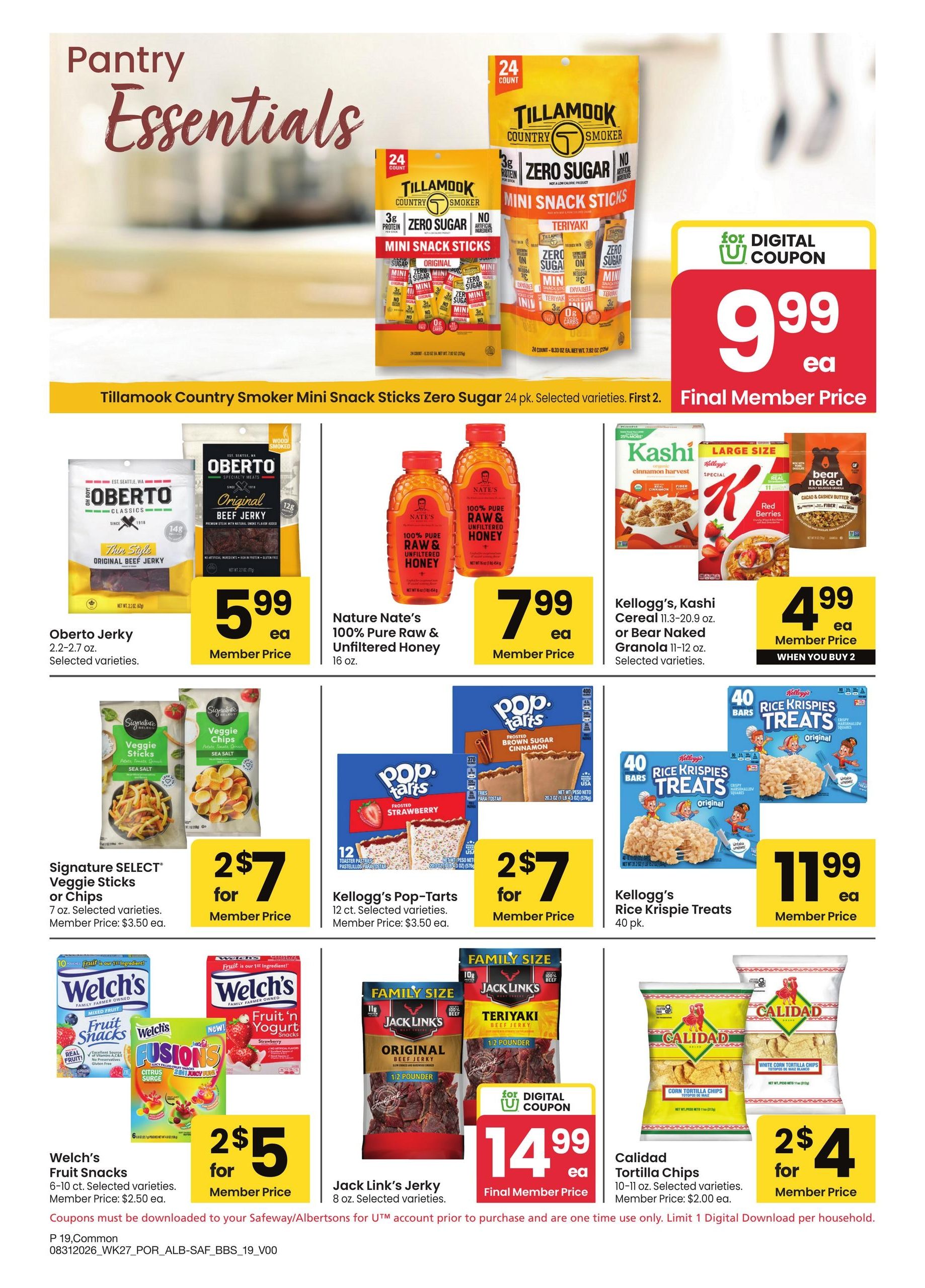 Albertsons (OR, WA) Big Book of Savings Weekly Ad August 31 - October 4, 2026