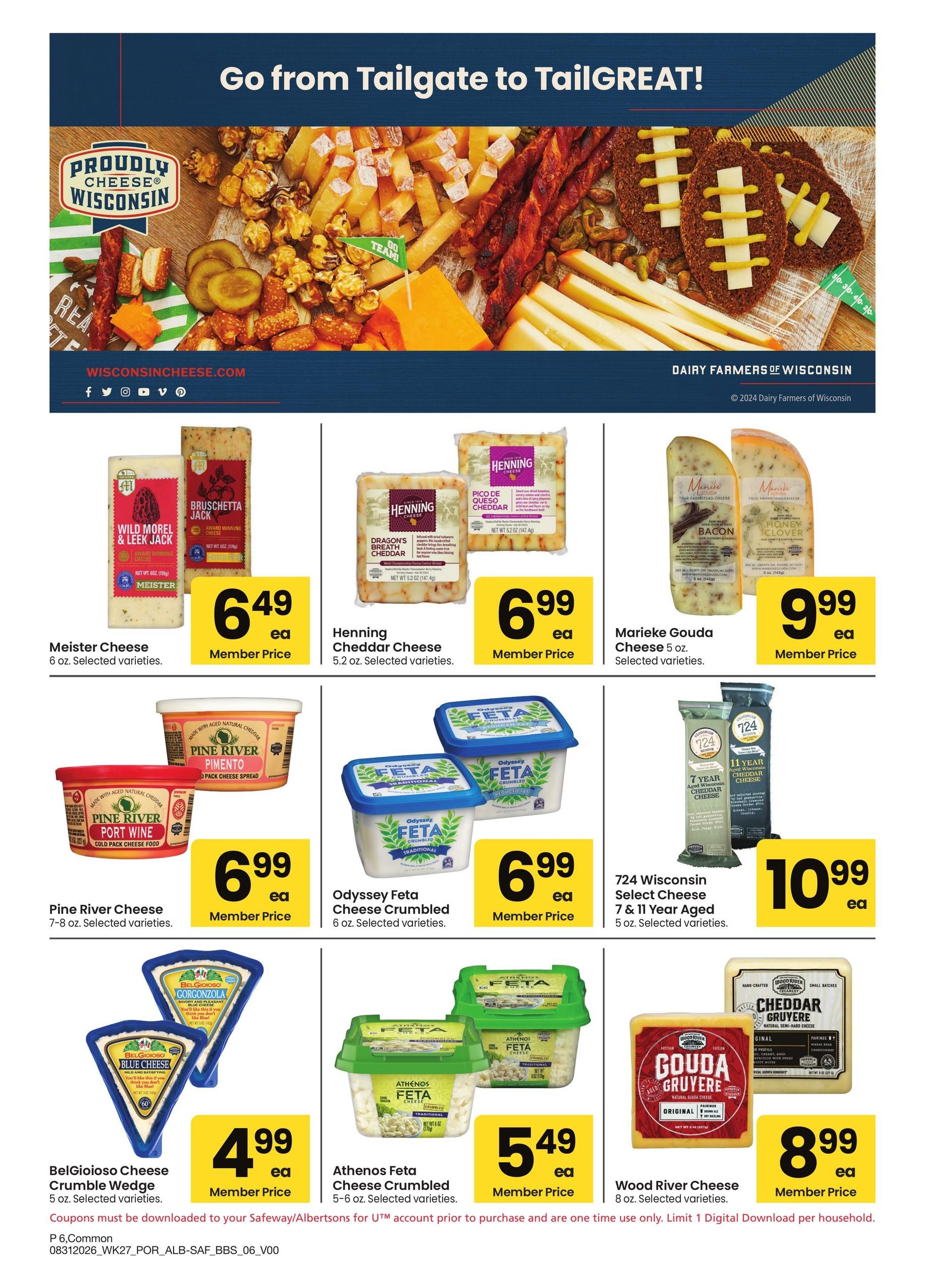 Albertsons (OR, WA) Big Book of Savings Weekly Ad August 31 - October 4, 2026