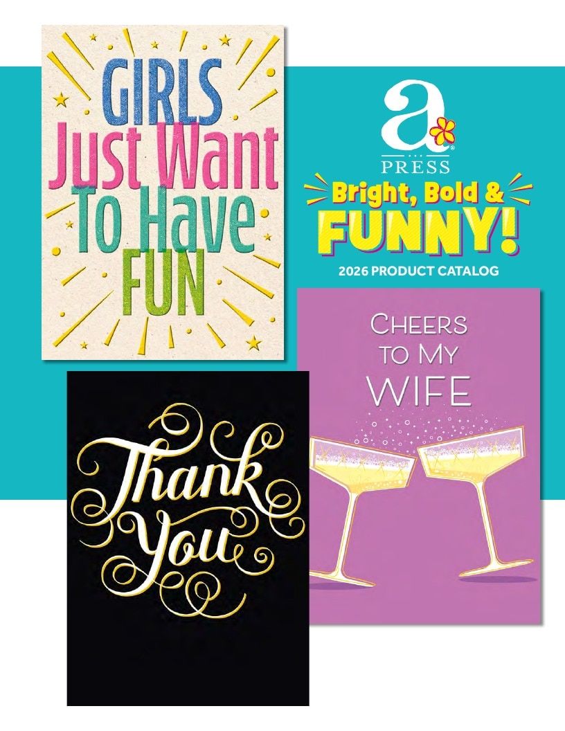 A*Press Cards Greeting Cards Catalog Weekly Ad January 1 - December 31, 2026
