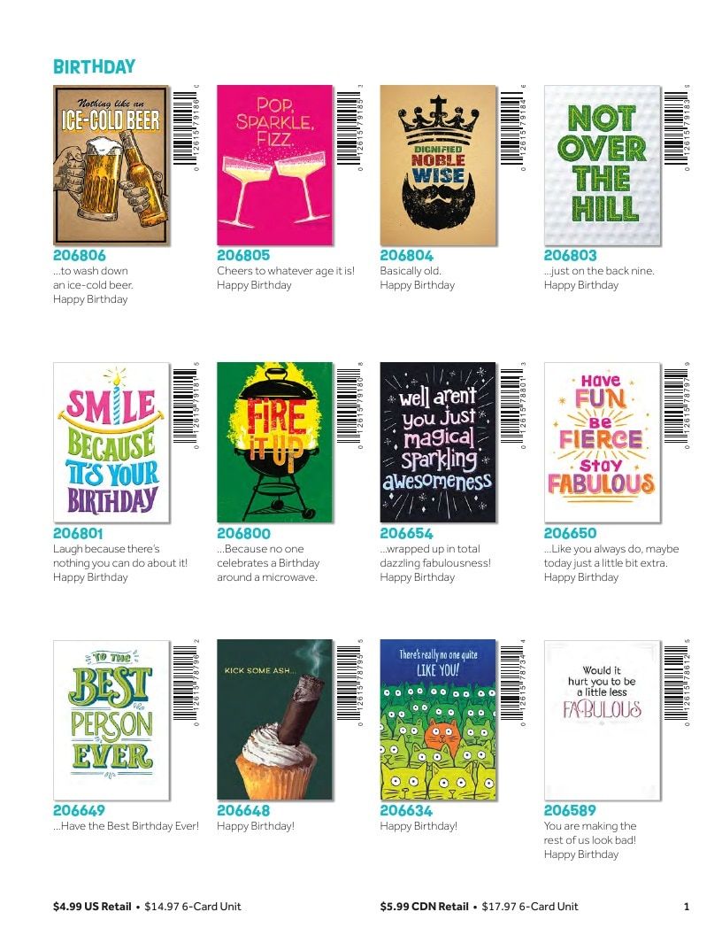 A*Press Cards Greeting Cards Catalog Weekly Ad January 1 - December 31, 2026