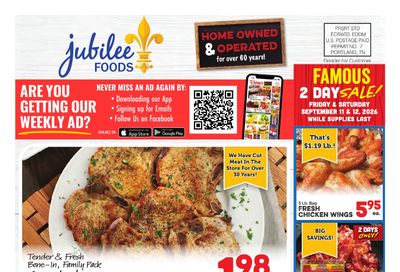 Jubilee Foods Pearl River Weekly Ad September 10 - 16, 2026