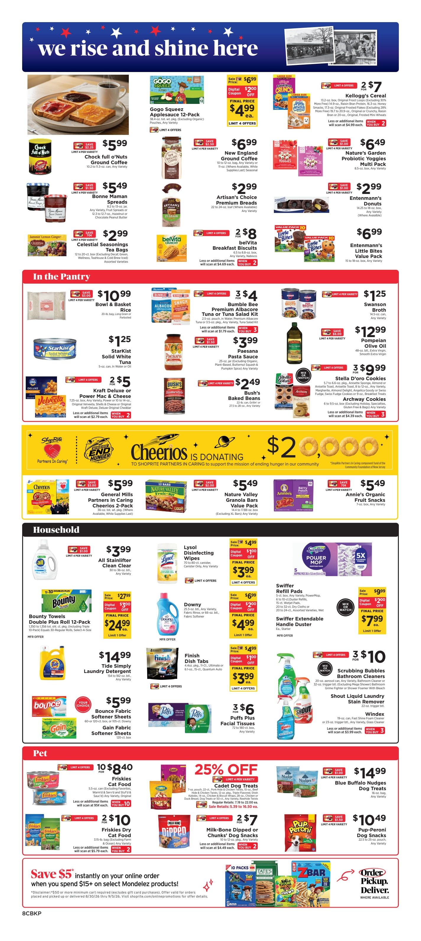 ShopRite (318 Lloyd Rd, Aberdeen, NJ) Weekly Ad August 30 - September 5, 2026