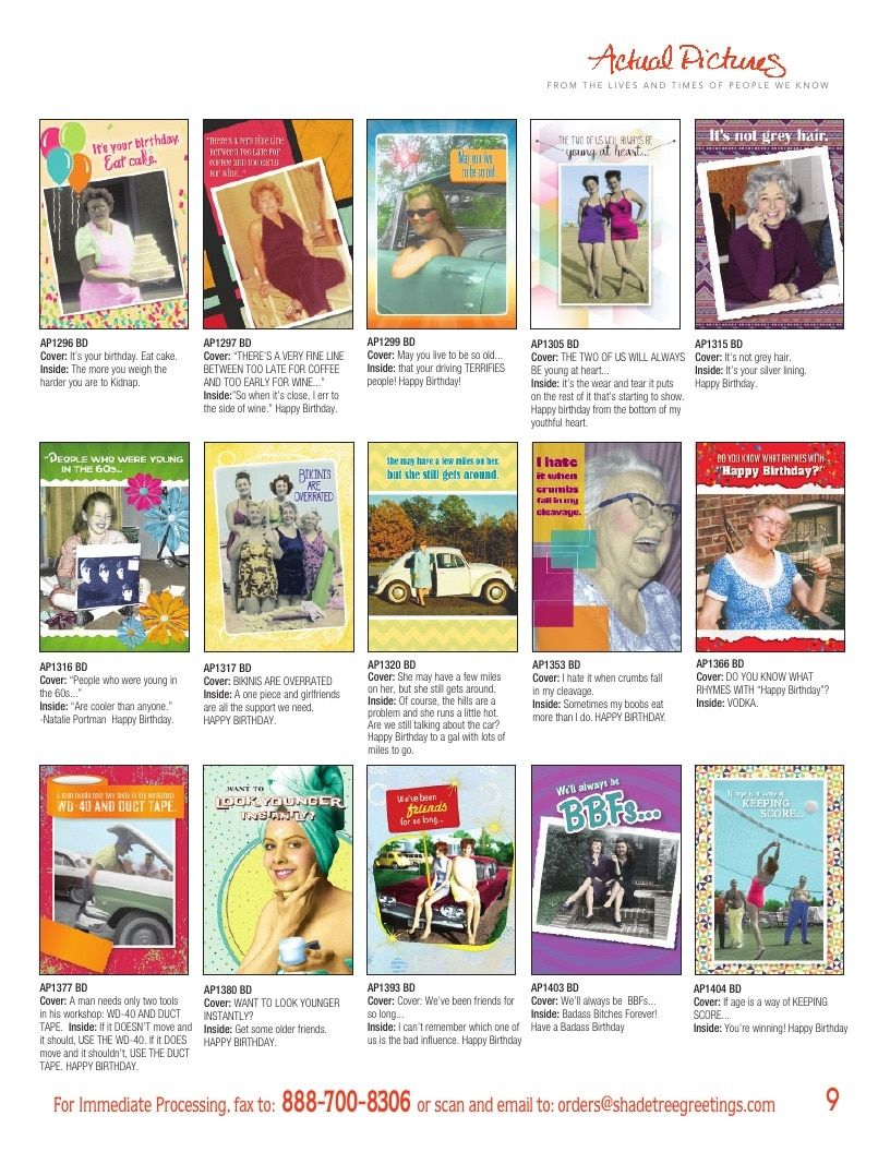 Actual Pictures Greeting Cards Catalog Weekly Ad January 1 - December 31, 2026