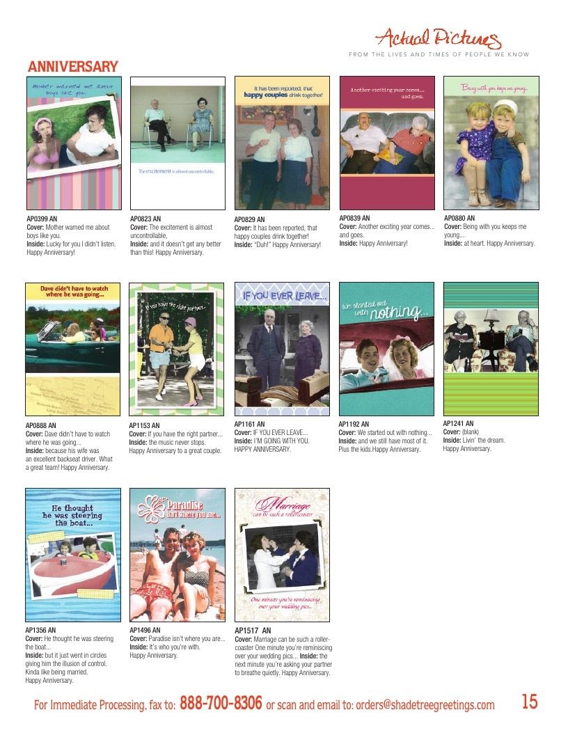 Actual Pictures Greeting Cards Catalog Weekly Ad January 1 - December 31, 2026