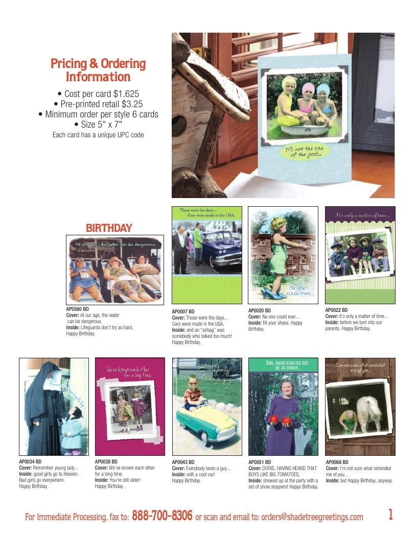 Actual Pictures Greeting Cards Catalog Weekly Ad January 1 - December 31, 2026
