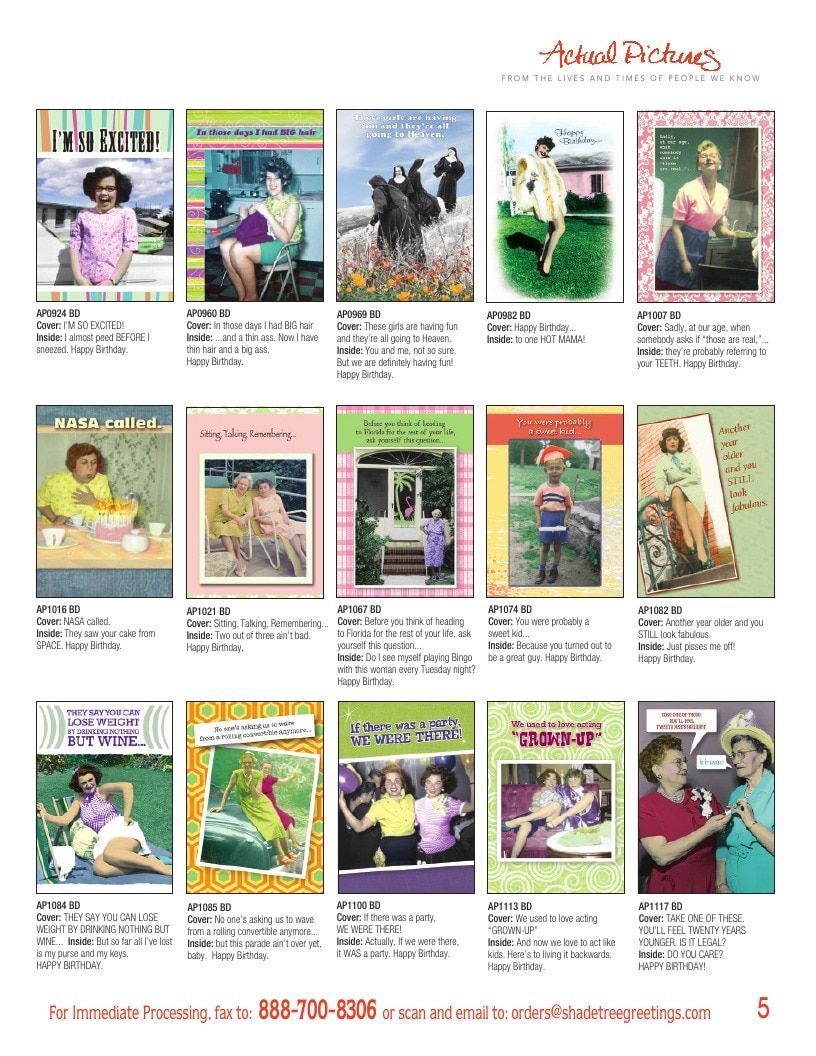 Actual Pictures Greeting Cards Catalog Weekly Ad January 1 - December 31, 2026