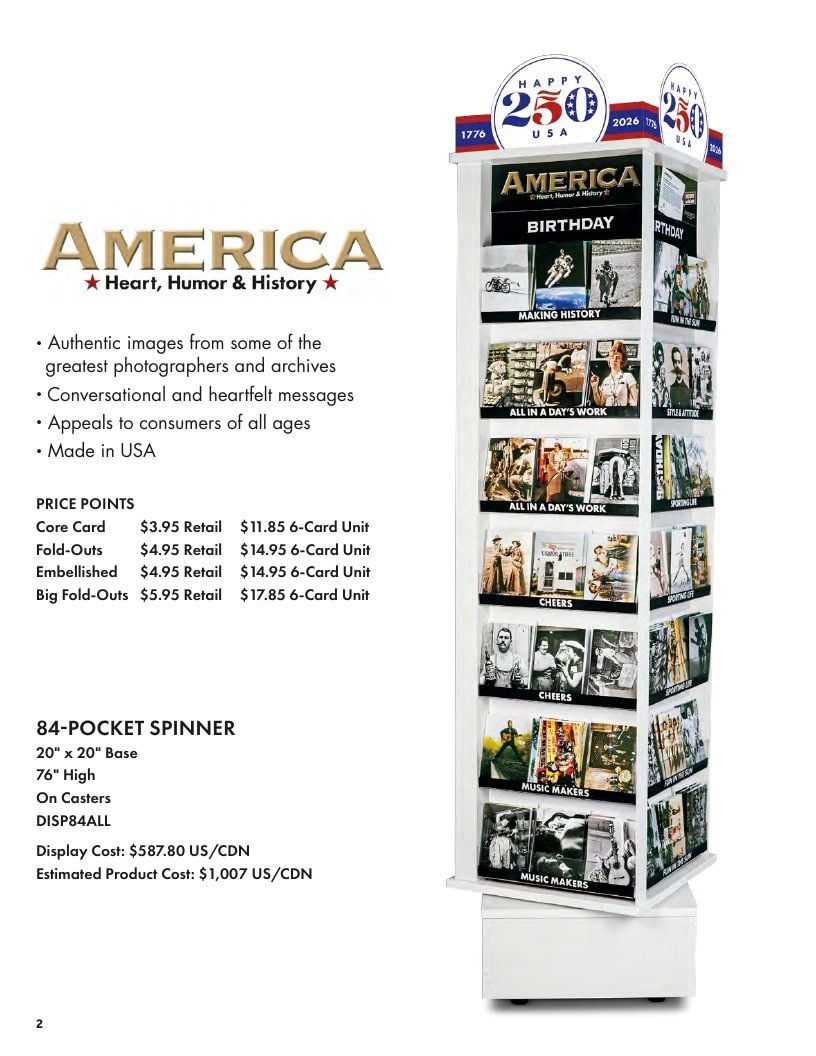 America by Avanti Press Greeting Cards Catalog Weekly Ad January 1 - December 31, 2026
