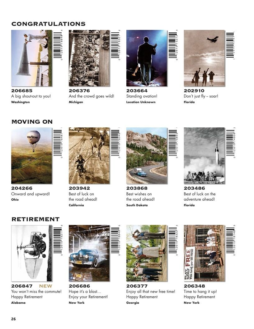 America by Avanti Press Greeting Cards Catalog Weekly Ad January 1 - December 31, 2026