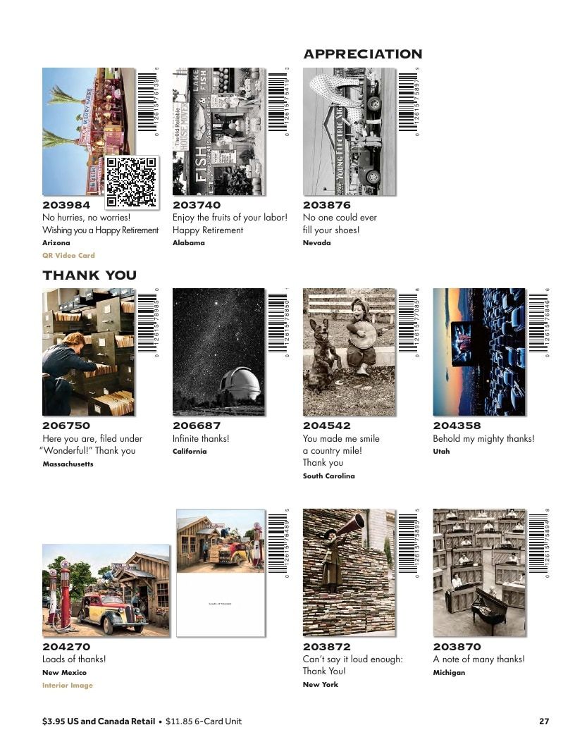 America by Avanti Press Greeting Cards Catalog Weekly Ad January 1 - December 31, 2026