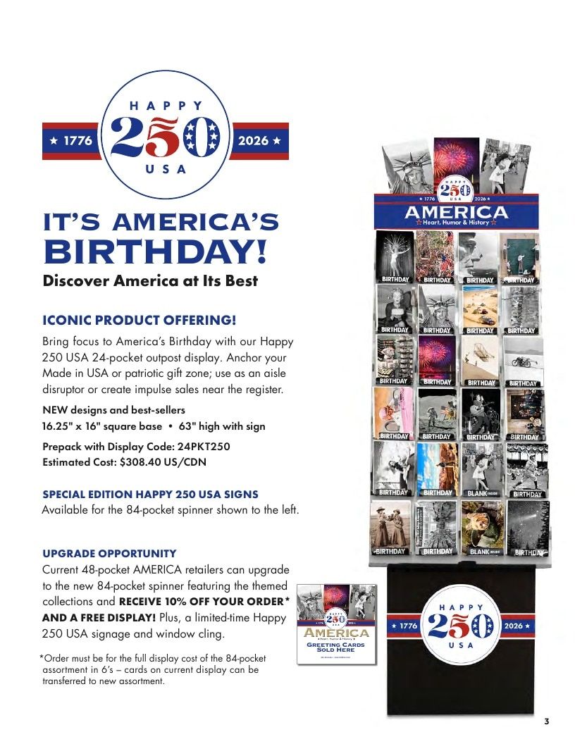 America by Avanti Press Greeting Cards Catalog Weekly Ad January 1 - December 31, 2026