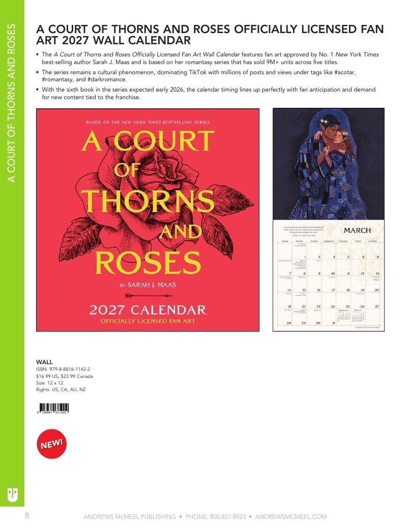 Andrews McMeel Publishing Calendars Catalog Weekly Ad January 1, 2026 - December 31, 2027