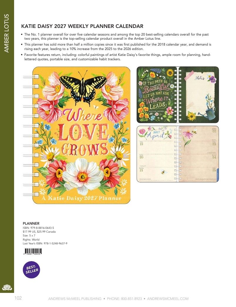 Andrews McMeel Publishing Calendars Catalog Weekly Ad January 1, 2026 - December 31, 2027