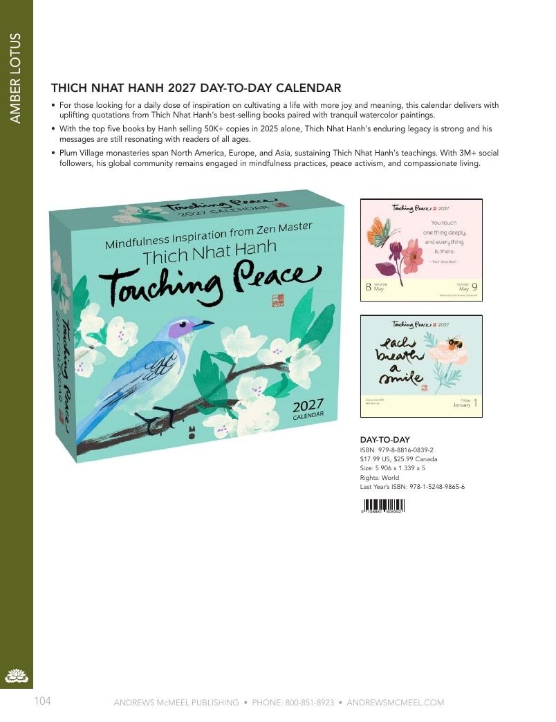 Andrews McMeel Publishing Calendars Catalog Weekly Ad January 1, 2026 - December 31, 2027