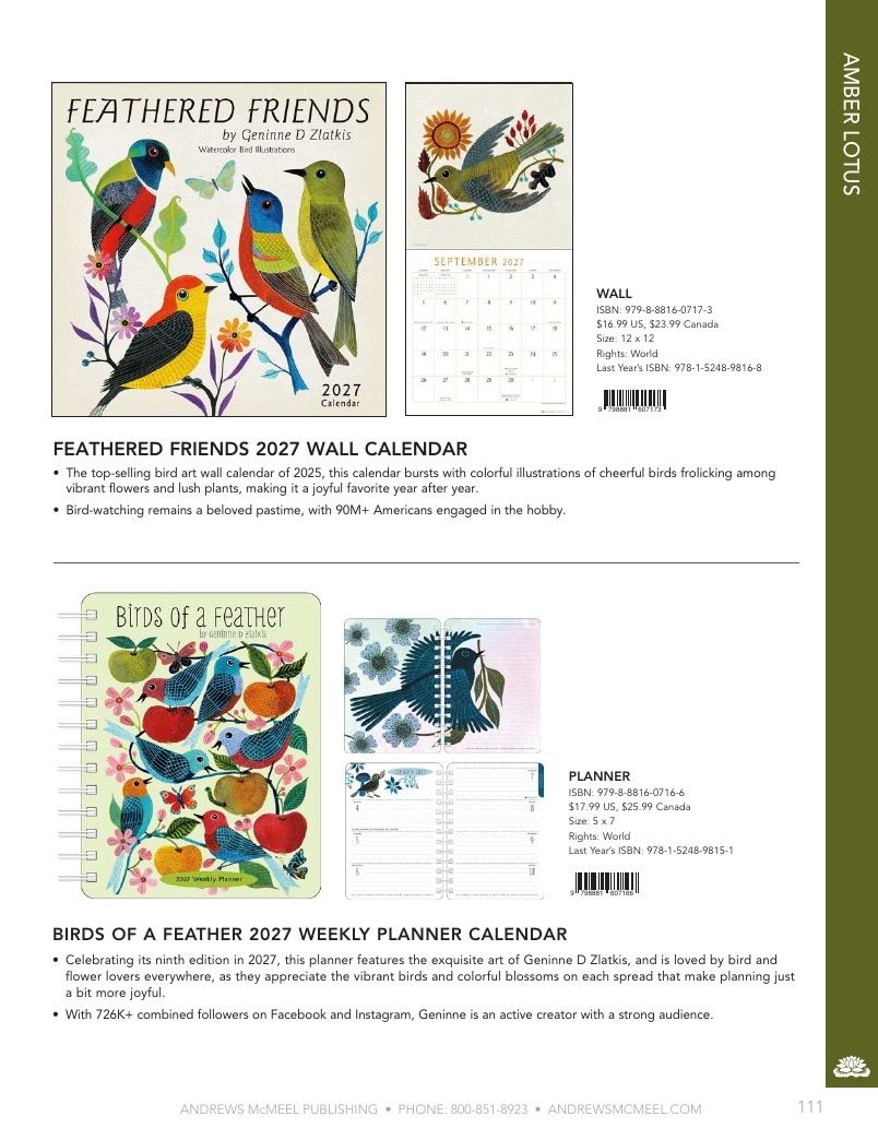 Andrews McMeel Publishing Calendars Catalog Weekly Ad January 1, 2026 - December 31, 2027