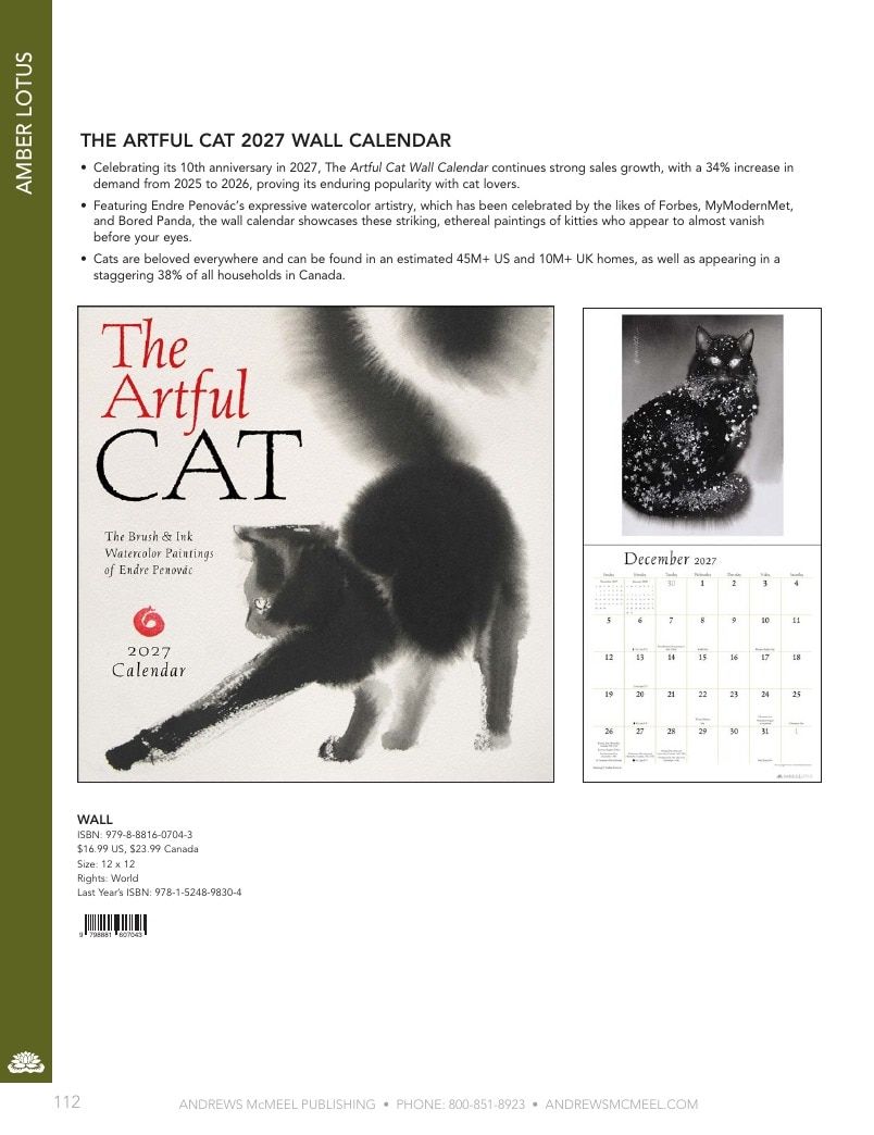 Andrews McMeel Publishing Calendars Catalog Weekly Ad January 1, 2026 - December 31, 2027