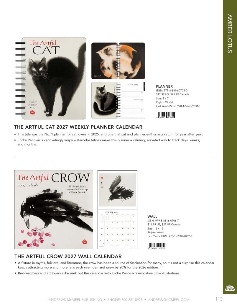 Andrews McMeel Publishing Calendars Catalog Weekly Ad January 1, 2026 - December 31, 2027