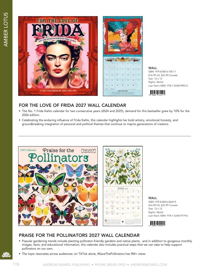 Andrews McMeel Publishing Calendars Catalog Weekly Ad January 1, 2026 - December 31, 2027