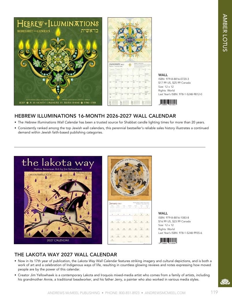Andrews McMeel Publishing Calendars Catalog Weekly Ad January 1, 2026 - December 31, 2027
