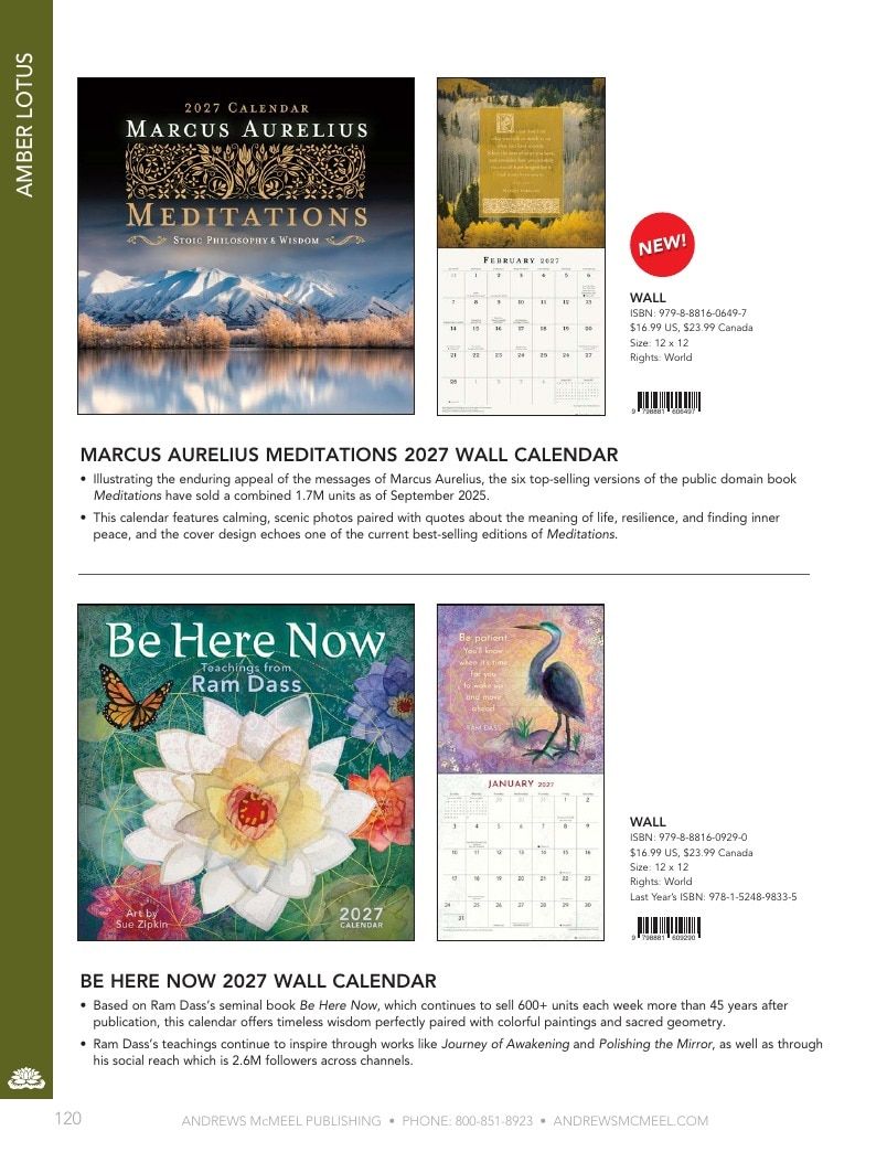 Andrews McMeel Publishing Calendars Catalog Weekly Ad January 1, 2026 - December 31, 2027