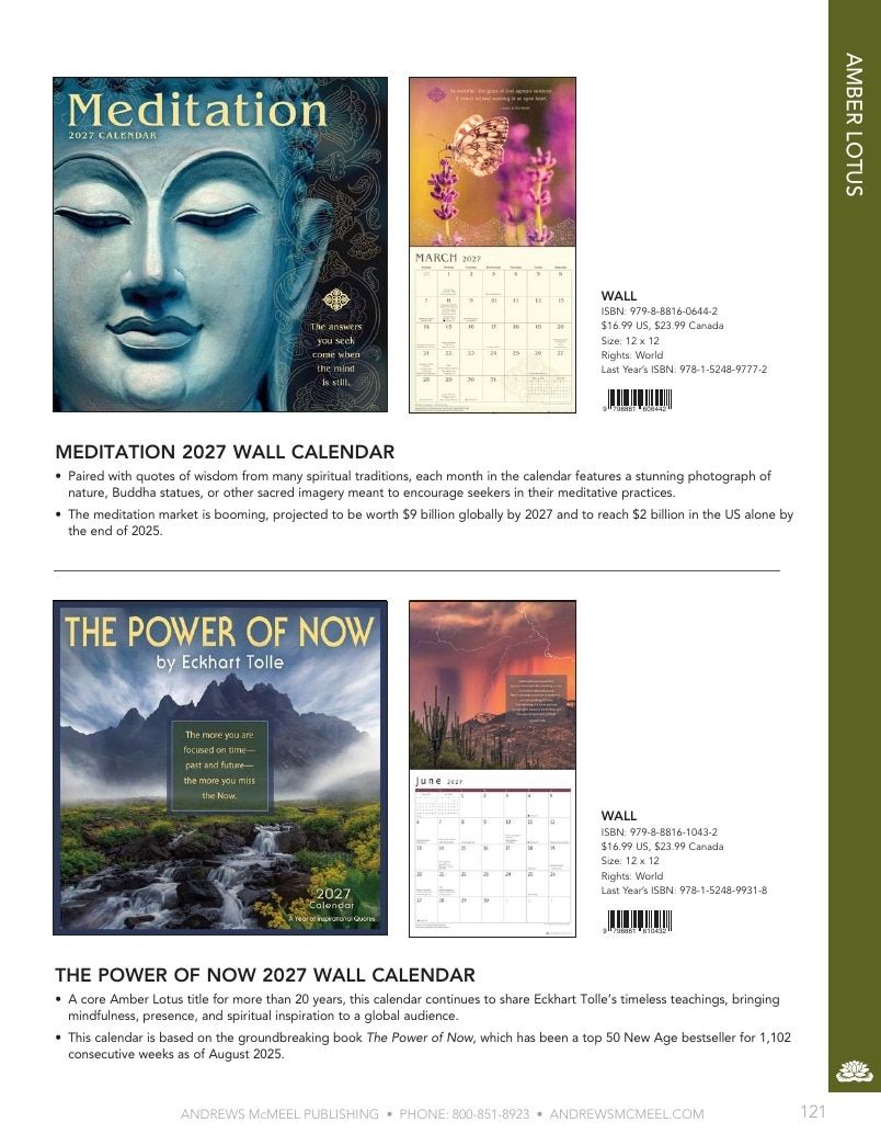 Andrews McMeel Publishing Calendars Catalog Weekly Ad January 1, 2026 - December 31, 2027