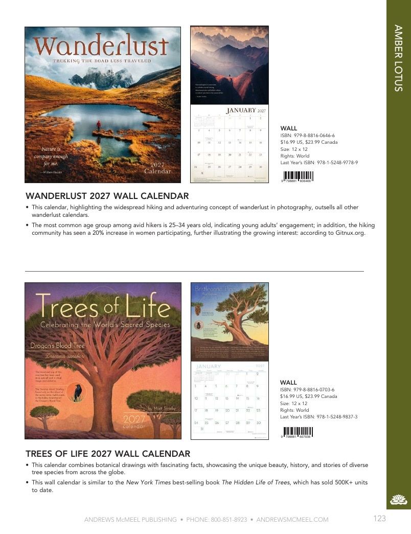 Andrews McMeel Publishing Calendars Catalog Weekly Ad January 1, 2026 - December 31, 2027