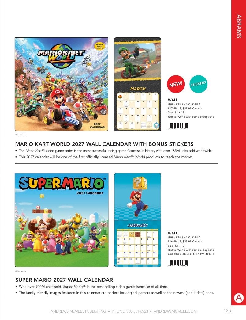 Andrews McMeel Publishing Calendars Catalog Weekly Ad January 1, 2026 - December 31, 2027