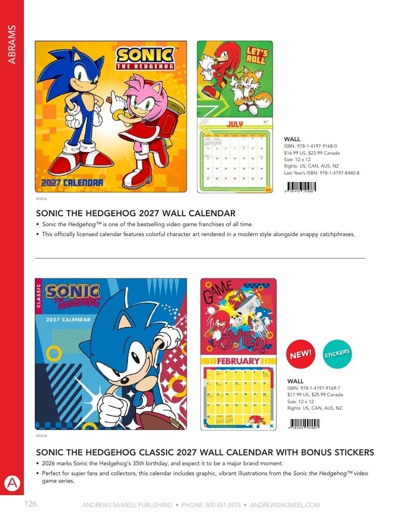 Andrews McMeel Publishing Calendars Catalog Weekly Ad January 1, 2026 - December 31, 2027