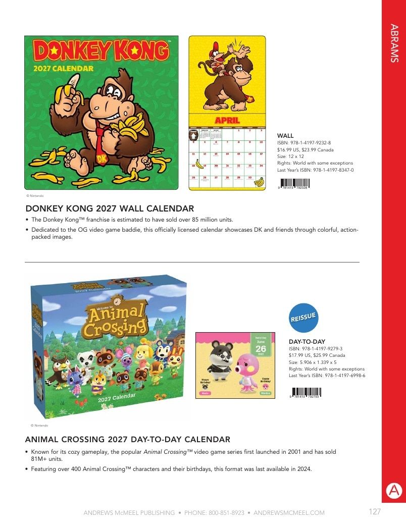 Andrews McMeel Publishing Calendars Catalog Weekly Ad January 1, 2026 - December 31, 2027