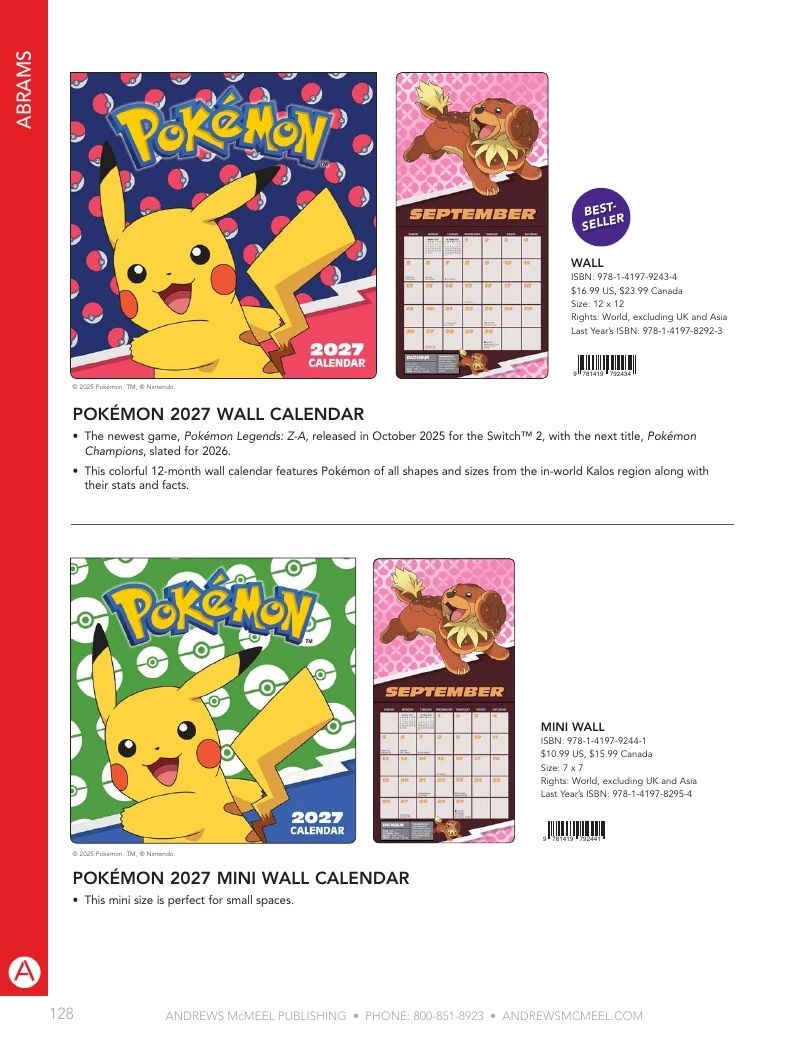 Andrews McMeel Publishing Calendars Catalog Weekly Ad January 1, 2026 - December 31, 2027