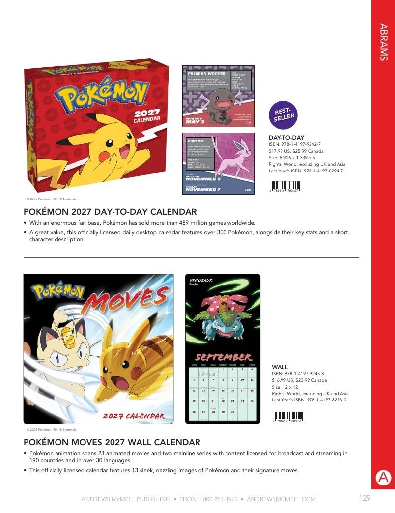 Andrews McMeel Publishing Calendars Catalog Weekly Ad January 1, 2026 - December 31, 2027