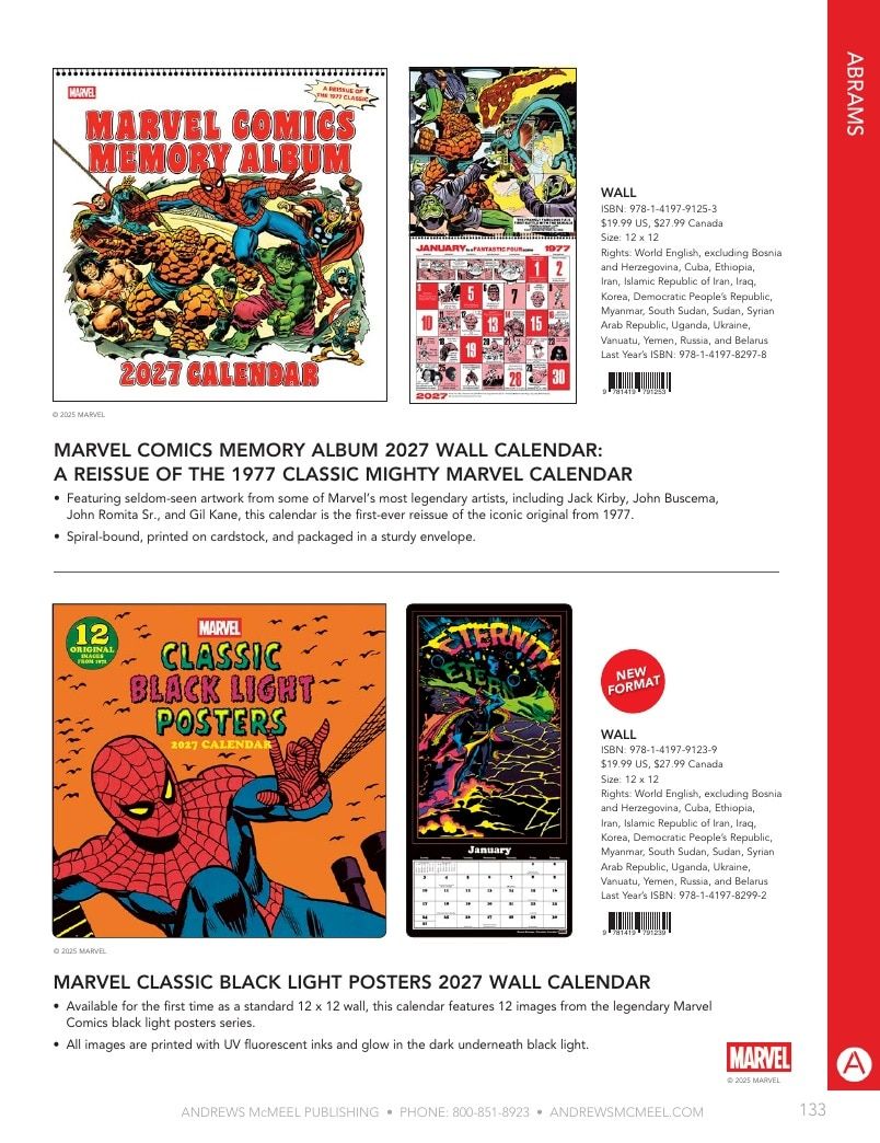 Andrews McMeel Publishing Calendars Catalog Weekly Ad January 1, 2026 - December 31, 2027