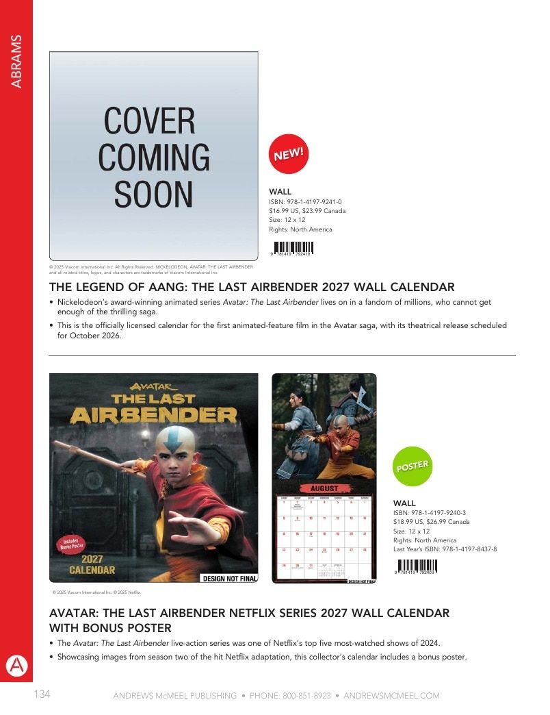 Andrews McMeel Publishing Calendars Catalog Weekly Ad January 1, 2026 - December 31, 2027
