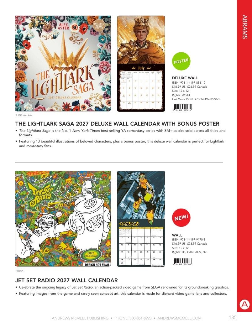 Andrews McMeel Publishing Calendars Catalog Weekly Ad January 1, 2026 - December 31, 2027