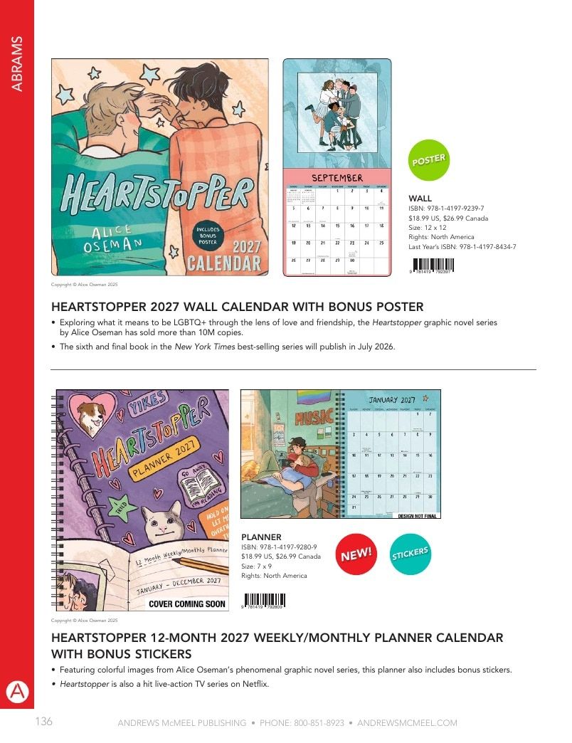 Andrews McMeel Publishing Calendars Catalog Weekly Ad January 1, 2026 - December 31, 2027