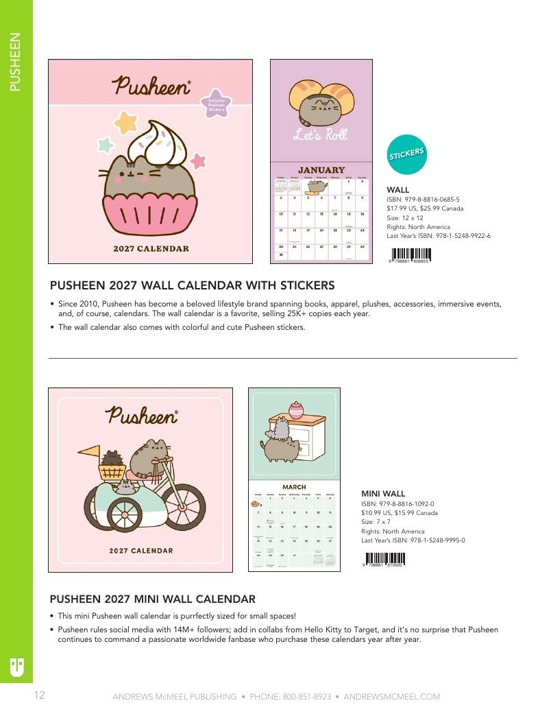 Andrews McMeel Publishing Calendars Catalog Weekly Ad January 1, 2026 - December 31, 2027