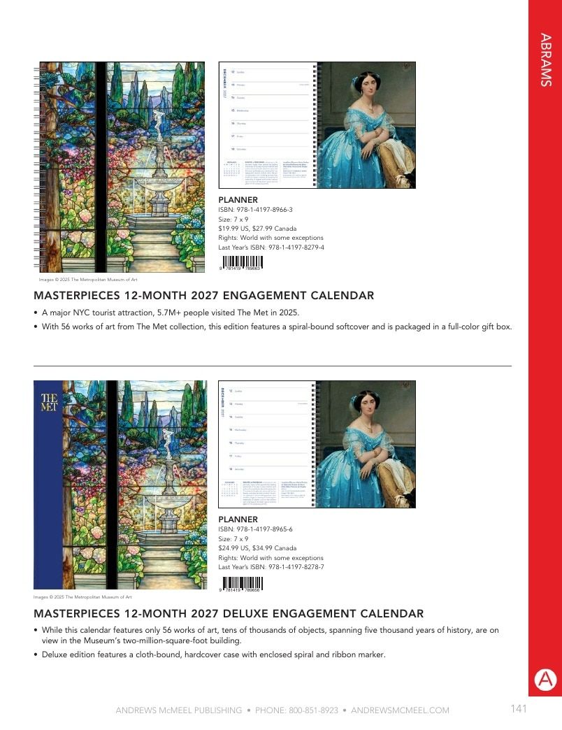 Andrews McMeel Publishing Calendars Catalog Weekly Ad January 1, 2026 - December 31, 2027