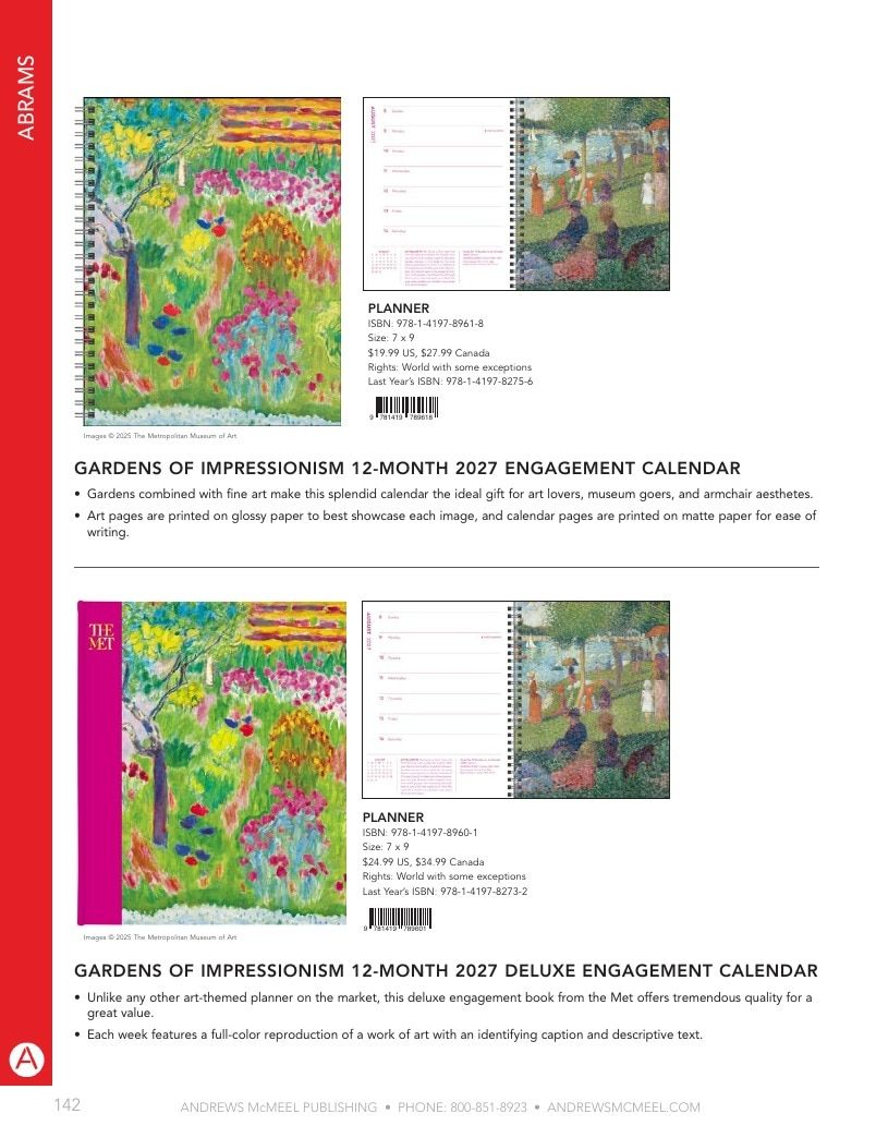 Andrews McMeel Publishing Calendars Catalog Weekly Ad January 1, 2026 - December 31, 2027