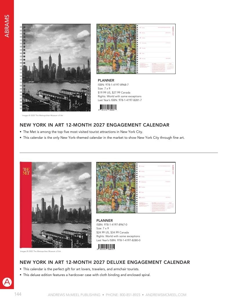 Andrews McMeel Publishing Calendars Catalog Weekly Ad January 1, 2026 - December 31, 2027