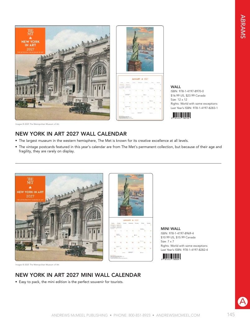 Andrews McMeel Publishing Calendars Catalog Weekly Ad January 1, 2026 - December 31, 2027