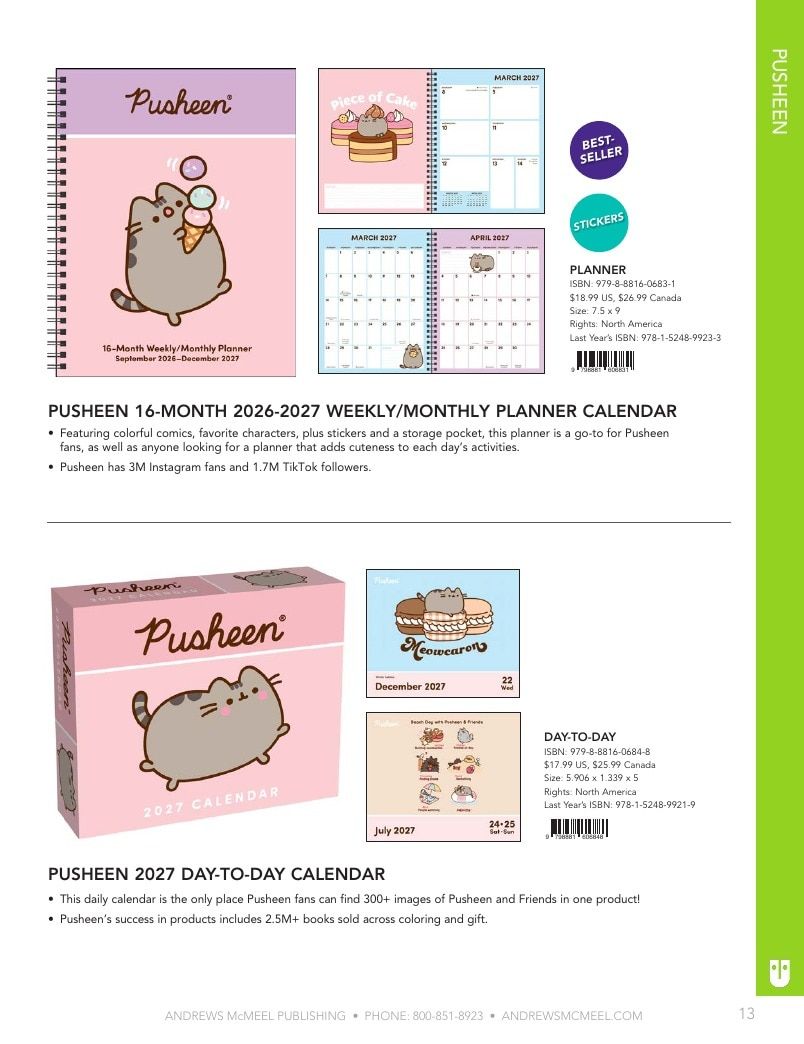 Andrews McMeel Publishing Calendars Catalog Weekly Ad January 1, 2026 - December 31, 2027