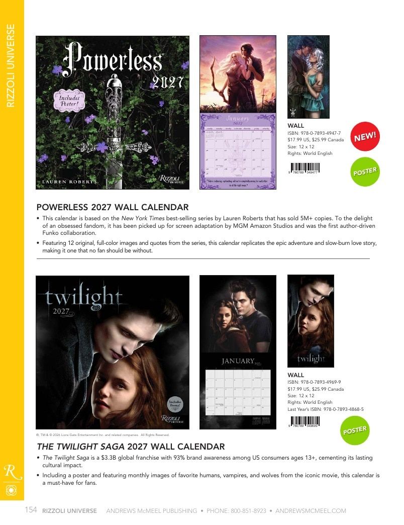 Andrews McMeel Publishing Calendars Catalog Weekly Ad January 1, 2026 - December 31, 2027